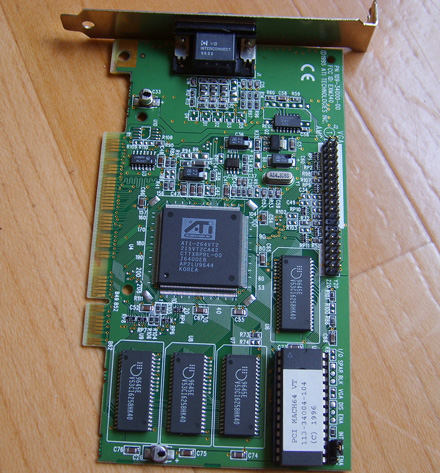 PCI 2MB ATI Mach 64 CT Grafikkarte