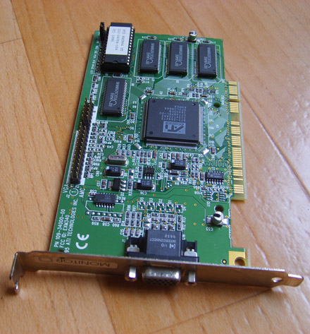PCI 2MB ATI Mach 64 CT Grafikkarte