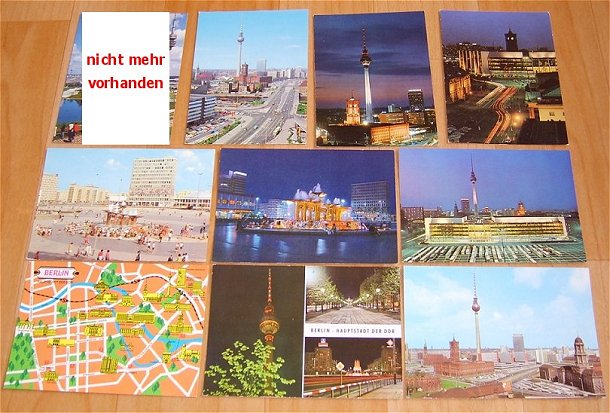 DDR Postkarten - Berlin Hauptstadt der DDR
