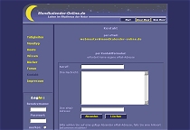 Mondkalender-online.de-- Abschlussprojekt bei der cimdata.de --