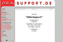 ORA-Support - geplantes Oracle-Support-Portal-- Projekt wurde vorzeitig eingefroren  --